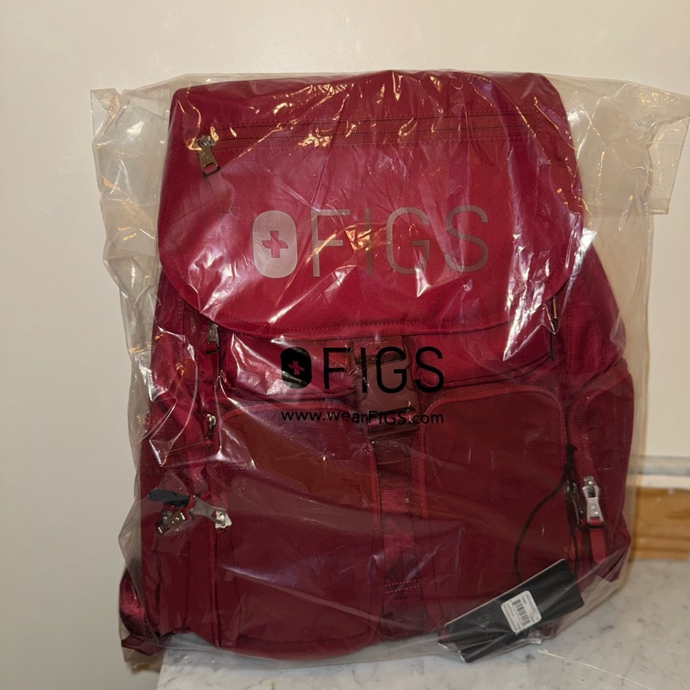 FIGS BACKPACK INDESTRUCTIBLE Red Limited Edition